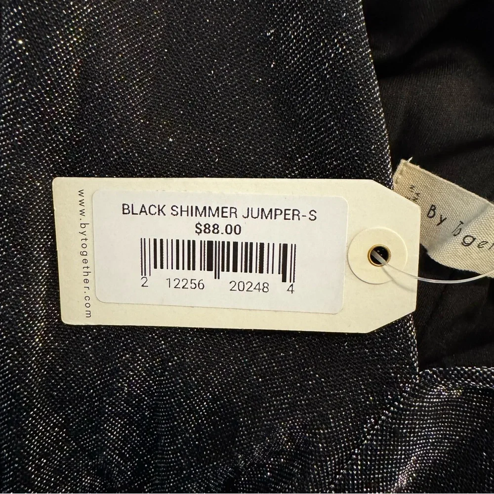 By Together Black Metallic Jumpsuit for Cocktail Nights - Picture 7 of 7